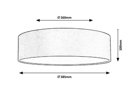 Lampa sufitowa Rabalux Aldona 3859 niebieski