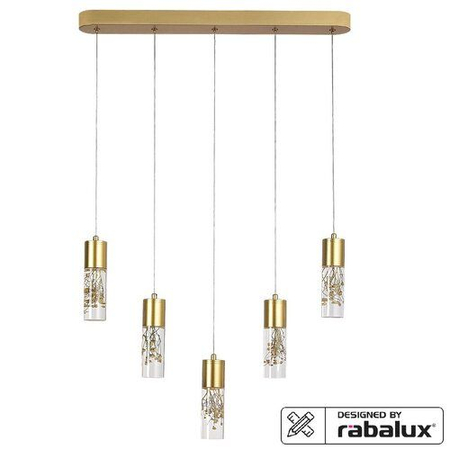 Lampa wisząca Rabalux Floresta 6559 złoty
