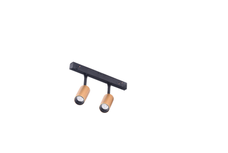 Lampa szynowa magnetyczna 2x3W Azzardo NIKKI AZ4594 czarny/złoty