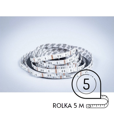 Taśma LED Greenie 60x5050SMD 14,4W/m RGB+WW Biały ciepły rolka 5m [3 lata gwarancji]