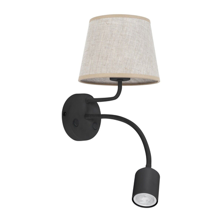 Kinkiet MAJA TK Lighting 6446 czarny