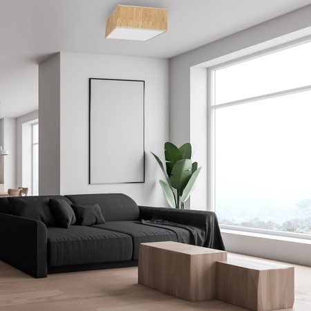 Milagro Lampa sufitowa Cork 2xE27 Biały / Korek MLP7517 BIEL / KOREK