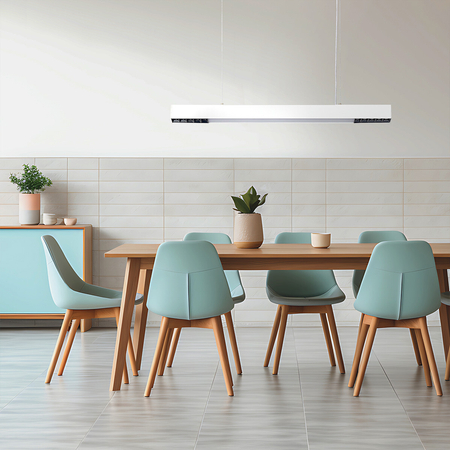 Light Prestige Lampa wisząca Cali M biała Tuya LED CCT LP-1301/1P M WH Smart