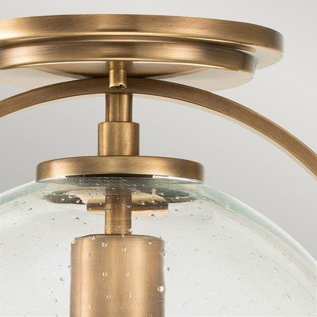 Plafon Somerset - 1 źródło światło - Stary mosiądz Quintiesse QN-SOMERSET-F-C-HB