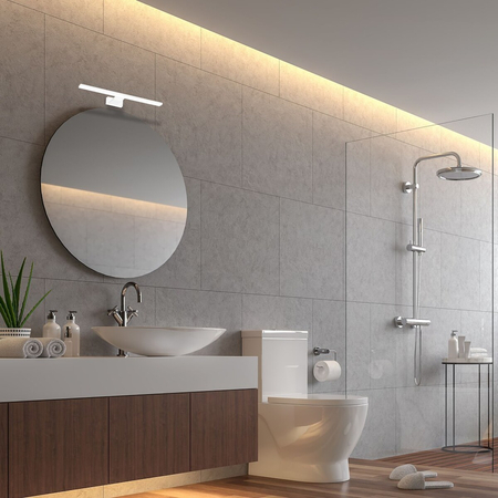 Milagro Kinkiet Shine 30cm 7W LED Biały ML3874 BIAŁY