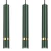 Milagro Lampa wisząca JOKER GREEN/GOLD 3xGU10 MLP7721 ZIELONY / ZŁOTY