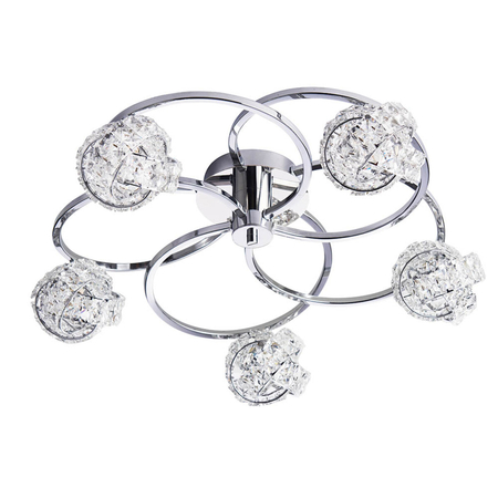 Lampa sufitowa Endon Lighting Talia 76595 chrom