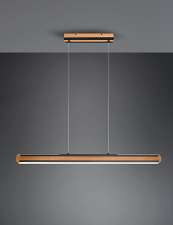 Lampa wisząca Trio 326610232 drewniany
