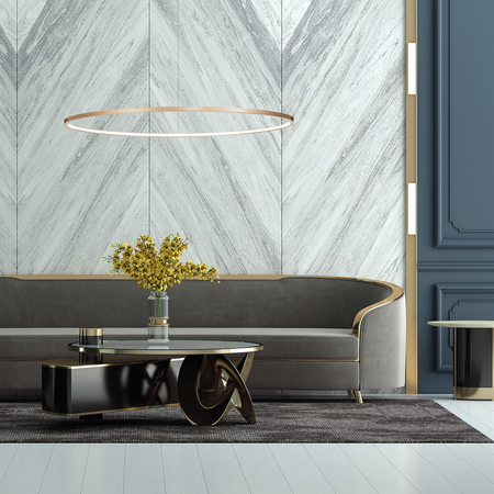 Milagro Lampa wisząca Saturno Gold 57W LED ML8863 ZŁOTY