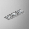 Lampa wpuszczana AQForm Squares 50 x 3 Trimless 230V Recessed Biały Struktura