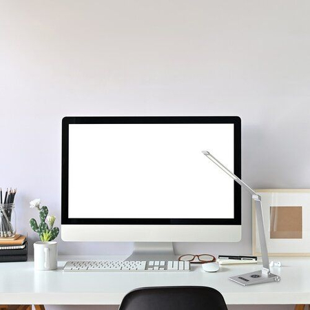 Lampa stołowa Rabalux Nilfgard 2029 srebrny