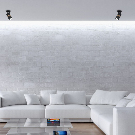 Milagro Kinkiet VIDAR BLACK 1xGU10 MLP5400 CZARNY