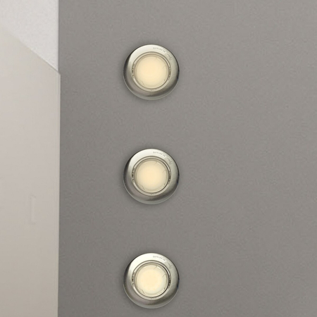 Eko-Light OCZKO OKRĄGŁE GU10 1X5W LED SATYNA EKZ2570