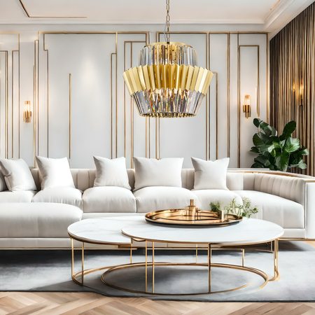 Milagro Żyrandol DONNA GOLD 12xE14 ML0415 ZŁOTY