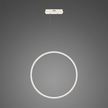 Lampa wisząca Ledowe Okręgi No.1 X 80cm 3k biała Dali