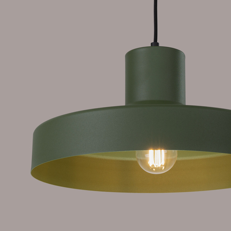 Sollux Lighting Lampa wisząca BILO zielona oliwka SL.1705