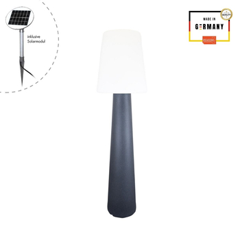 Lampa solarna No.1 zewnętrzna ogrodowa przenośna 2900K Biała ciepła 160cm, antracyt 32564S