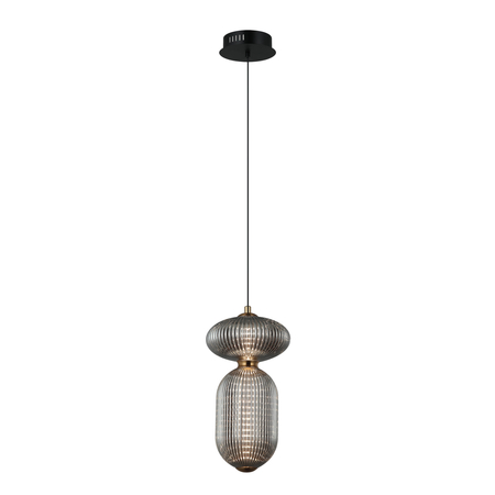 Lampa wisząca Italux Nico PND-8545-2A-AB-SG Czarny, antyczny mosiądz, złoty
