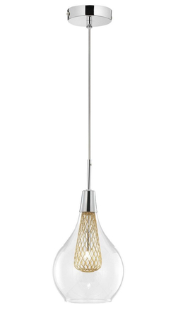 Lampa wisząca Luces Exclusivas ZARZA LE41843 złoty