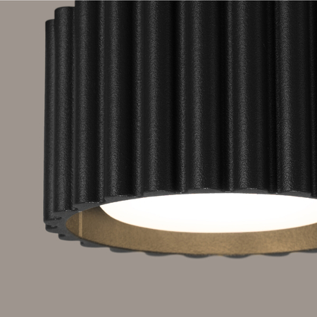 Sollux Lighting Plafon AURA 1 czarny Gx53 SL.1787