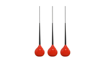 Lampa wisząca Azzardo AZ1066 Aga 3 red/black