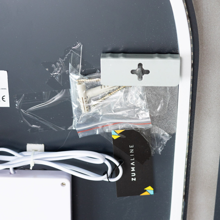 Lustro Zuma Line D2383 LUSTRO LED 70/50 CM CZARNE/BLACK