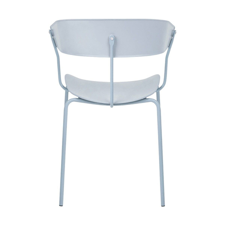 Krzesło JETT jasnoszare - polipropylen, metal