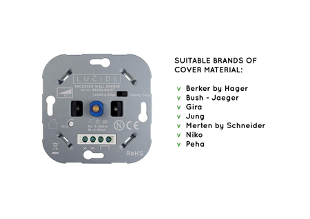 Lucide RECESSED WALL DIMMER 50000/00/31 