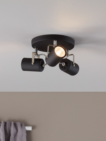 Lampa sufitowa Markslöjd KEY 106422 czarny