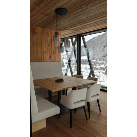 Lampa wisząca Kaja DENIS K-5262 czarny, grafitowy