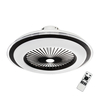Milagro Lampowentylator ZEPHYR BLACK 48W LED+ PILOT ML1514 CZARNY