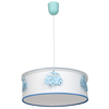 Milagro Lampa wisząca AUTOMOBILE 1xE27 MLP8284 BIAŁY / NIEBIESKI