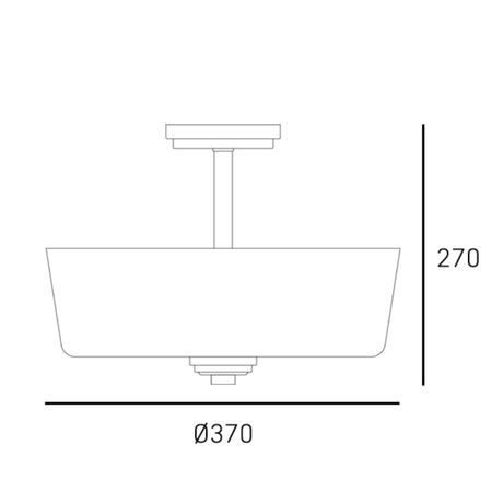 Cosmo Light Plafon ASPEN C03347CH