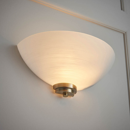Kinkiet Endon Lighting Welles WELLES-1WBAB mosiądz