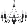 Sollux Lighting Żyrandol MINERWA 5 czarny SL.0218