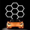 Lampa LED Hexagon Blaupunkt 336W geometryczny panel sufitowy led 4000K CRI90 w kształcie plastra miodu