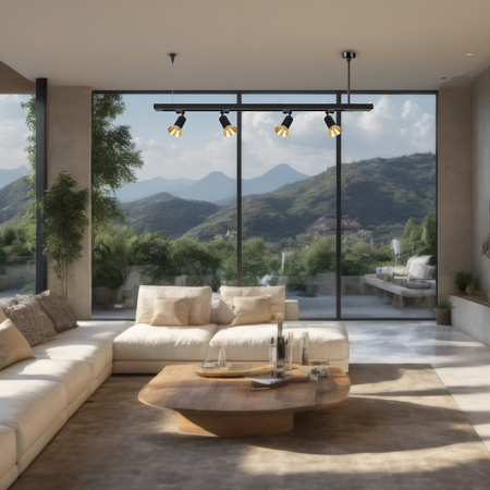 Milagro Zawiesie Zasilające Prowadnica Track Czarny 3-Obwodowy ML1193 CZARNY