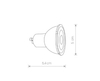 Reflektor Nowodvorski 8348 LED GU10 R50 7W 3000K