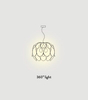 Lampa wisząca Slamp FLOSM00GLD01T00000EU Flora Medium Gold