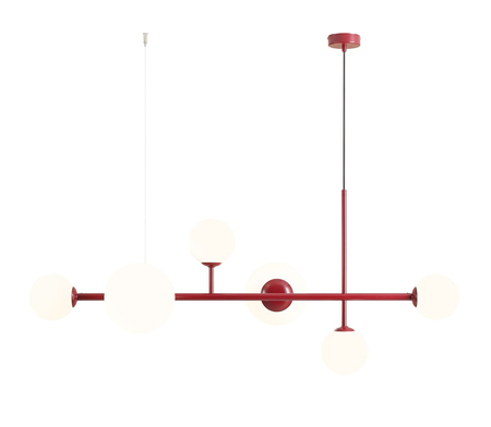 Lampa wisząca DIONE Aldex 1092K15 czerwony