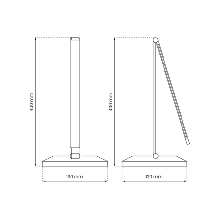 Milagro Lampka biurkowa VARIO BLACK 5W LED ML8866 CZARNY