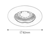 Lampa sufitowa Rabalux Lite 1163 chrom satyna