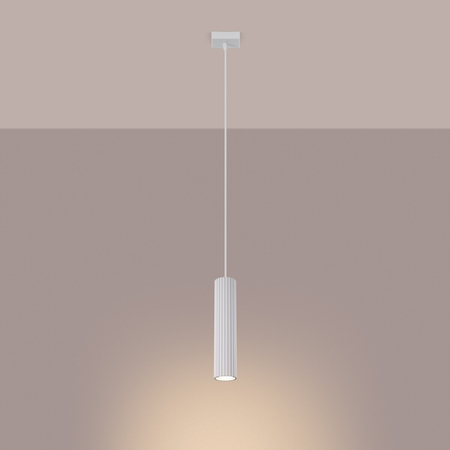 Sollux Lighting Lampa wisząca KARBON 1 biały SL.1535