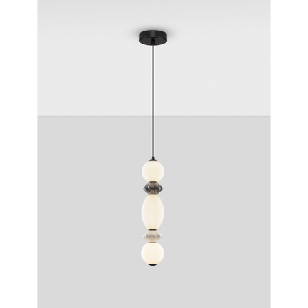 Lampa wisząca Luces Exclusivas MONRETA LE45232 szary i odcienie szarości