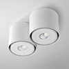 Lampa natynkowa AQForm Tuba Distance 111 x 2 Qrled 230V Surface Biały Struktura