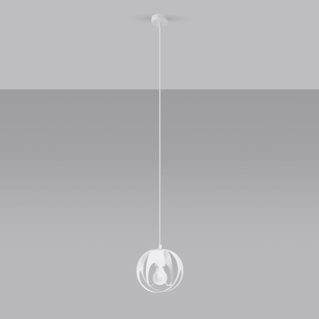 Sollux Lighting Lampa wisząca TULOS 1 biała SL.1083