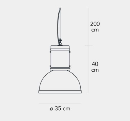 Lampa wisząca Fontana Arte F500085200ALNE Lampara