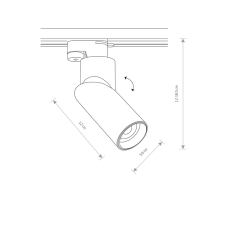 Reflektor PROFILE INDIA Nowodvorski 7656 biały