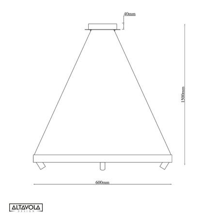Ledowa Lampa wisząca Spectra No.3