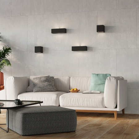 Sollux Lighting Kinkiet ceramiczny LEO czarny SL.0872